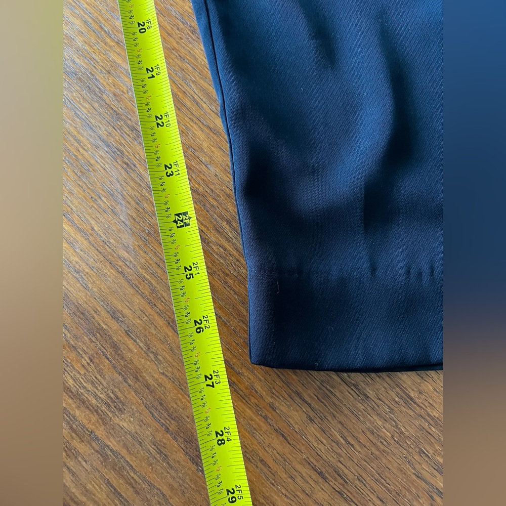 Zara Basic Navy Blue Tie-Waist Trousers – Size Medium. EUC. - Picture 9 of 9